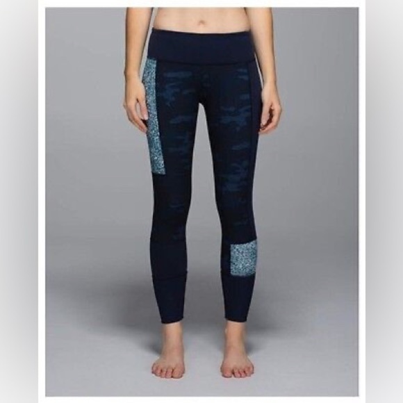 RARE Lululemon Wunder Under Full-On Luon (Sashiko) - Picture 1 of 7